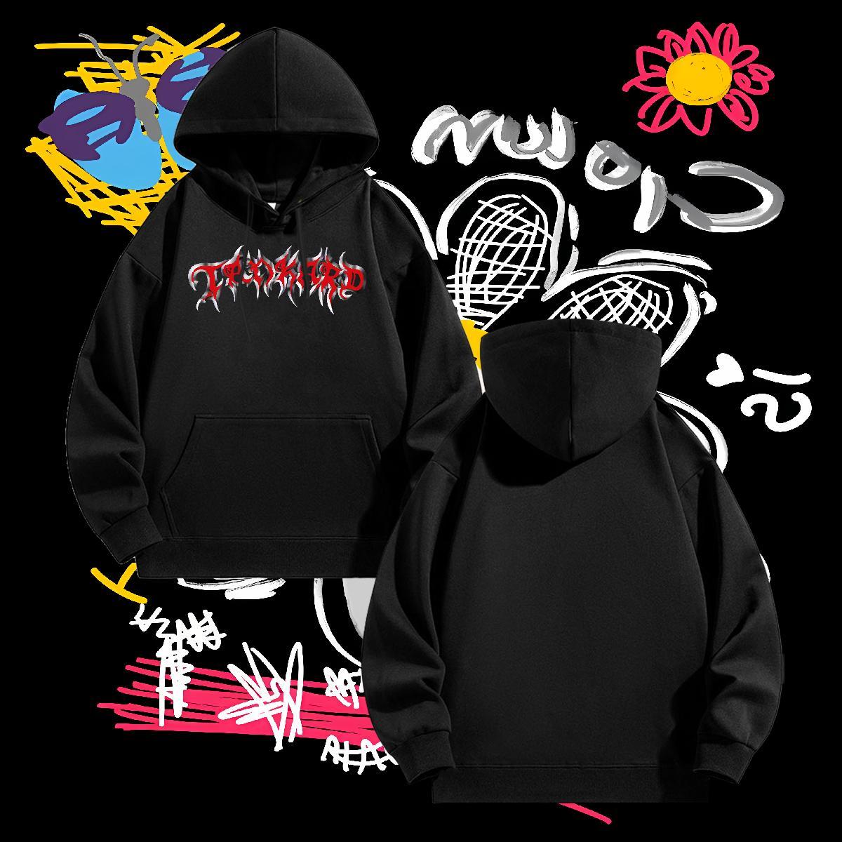 Fashion Hoodie Breathable Warm Hoodie for Man Woman Black Khaki Blue Tops Hoody Daily Wear Thick Plush