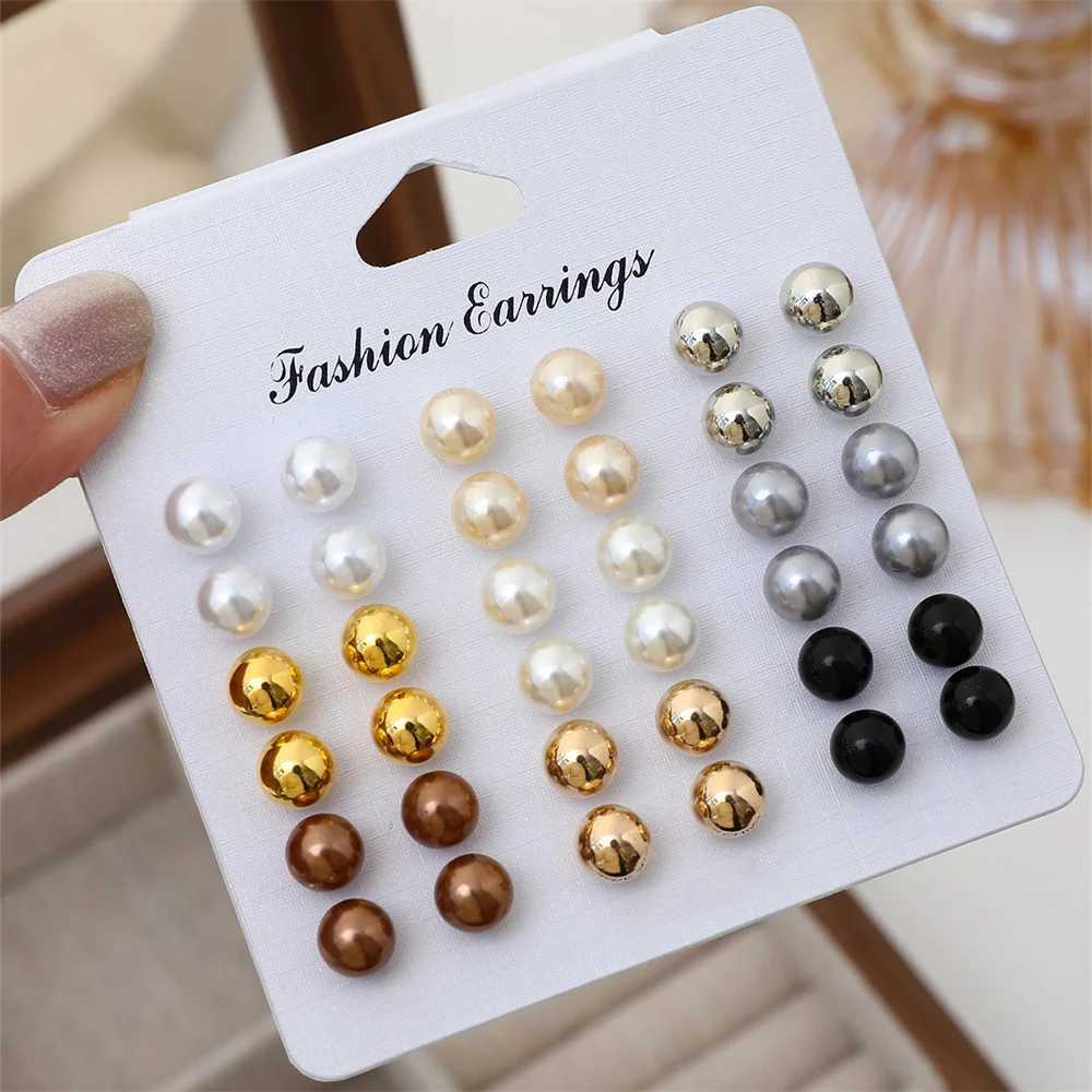 36pcs European and American Hot selling Pearl Earnail Set with Retro and Minimalist DesignX241023