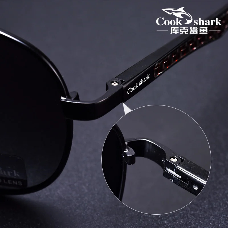 Cook Shark Mens Sunglasses Mens Influx of People Driving Polarized Blue Glasses Sunglasses Drivers Driving Glasses 241024