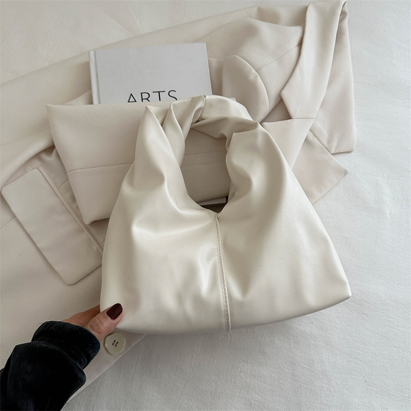 2025 Designer new 3 for 2024 girls handbag casual niche design personalized pleated bucket bag free shipping