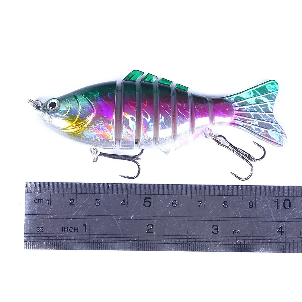 10cm 156g Sinking Wobblers 7 Segments Pesca Fishing Lures Multi Jointed Swimbait Hard Bait Tackle Bass Isca Crankbait 241024