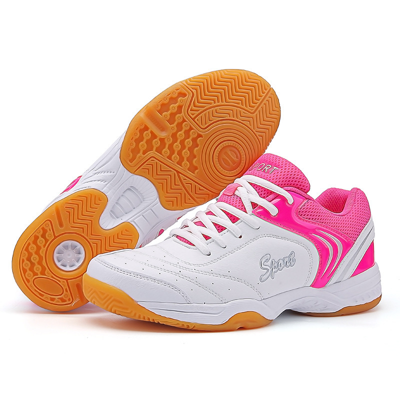 Badminton men, large size breathable and non slip volleyball, table tennis, professional training sports shoes for women