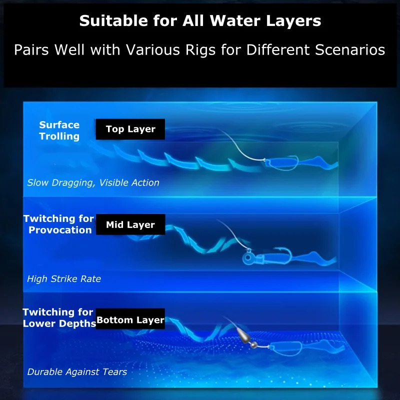 Wondersee 50PCS Soft Bait Worm Fishing Lure 25mm 30mm 35mm PVC Bionic Coiled Tail Moggot Grub Wobblers Carp Swimbait 241024