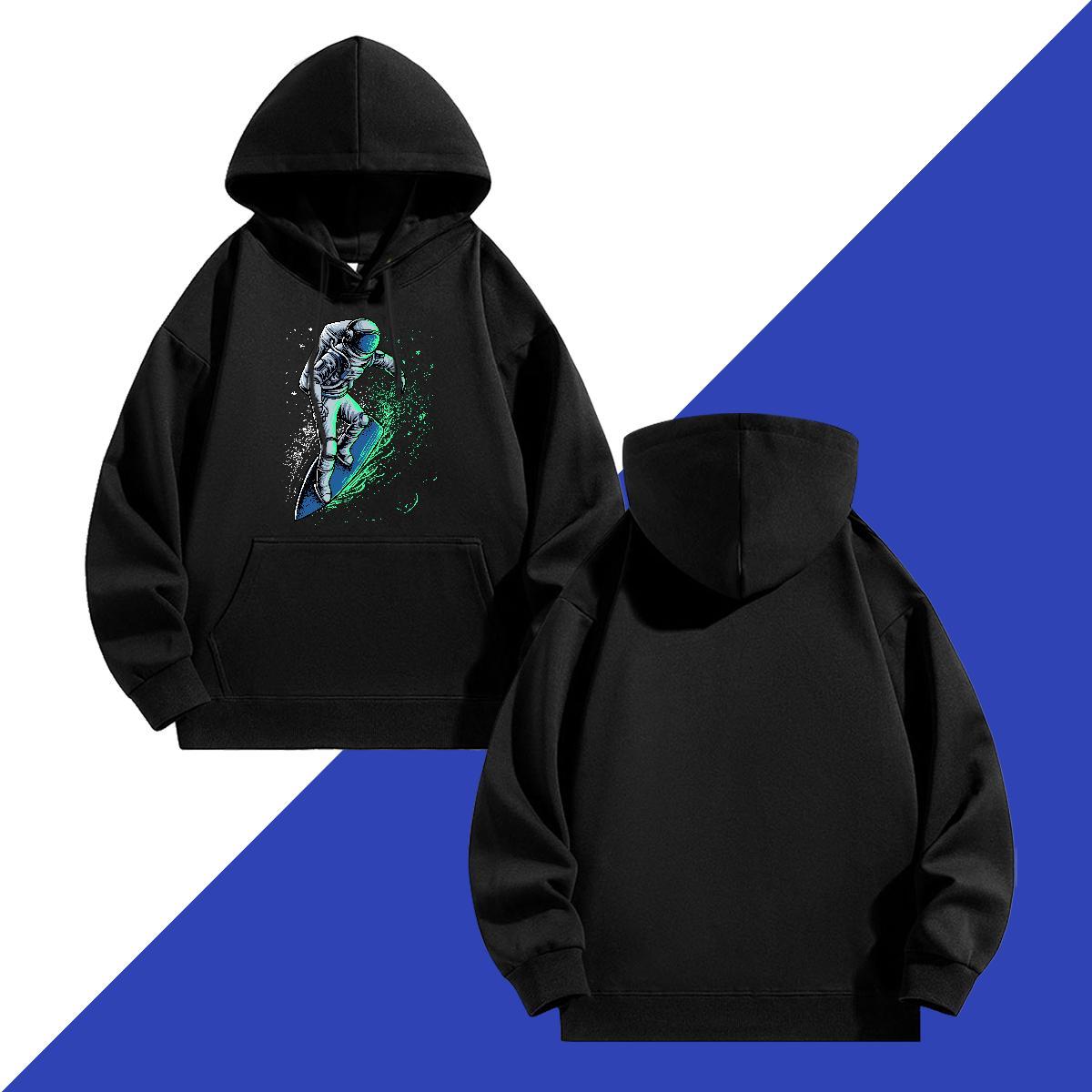 Customized Hoodie Anime Printing Street Loose Fit Men Hoodie Hooded Collar Cartoon Printing S-3XL Clothes Tech Fleece