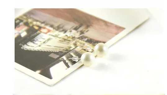 Special Punk 2018 Fashion New Earrings Simple Pearl Bean Adolescent Ladies Earrings Gift Wholesale Sales Earings Fashion JewelryX241023