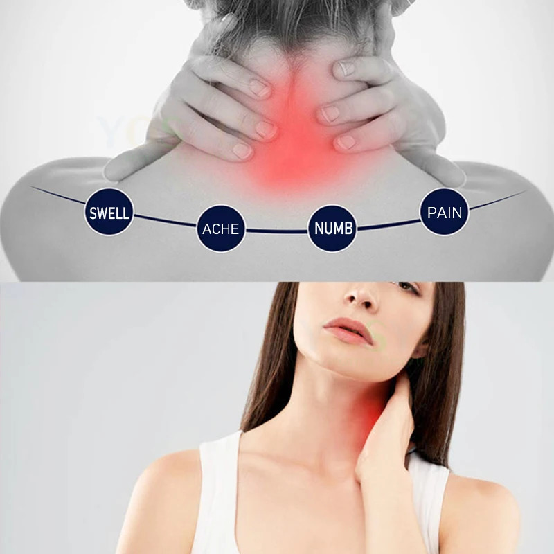 Electric Heated Cervical Massage Strap with Adjustable Neck Protection for Autumn and Winter Warmth Portable Black 241024