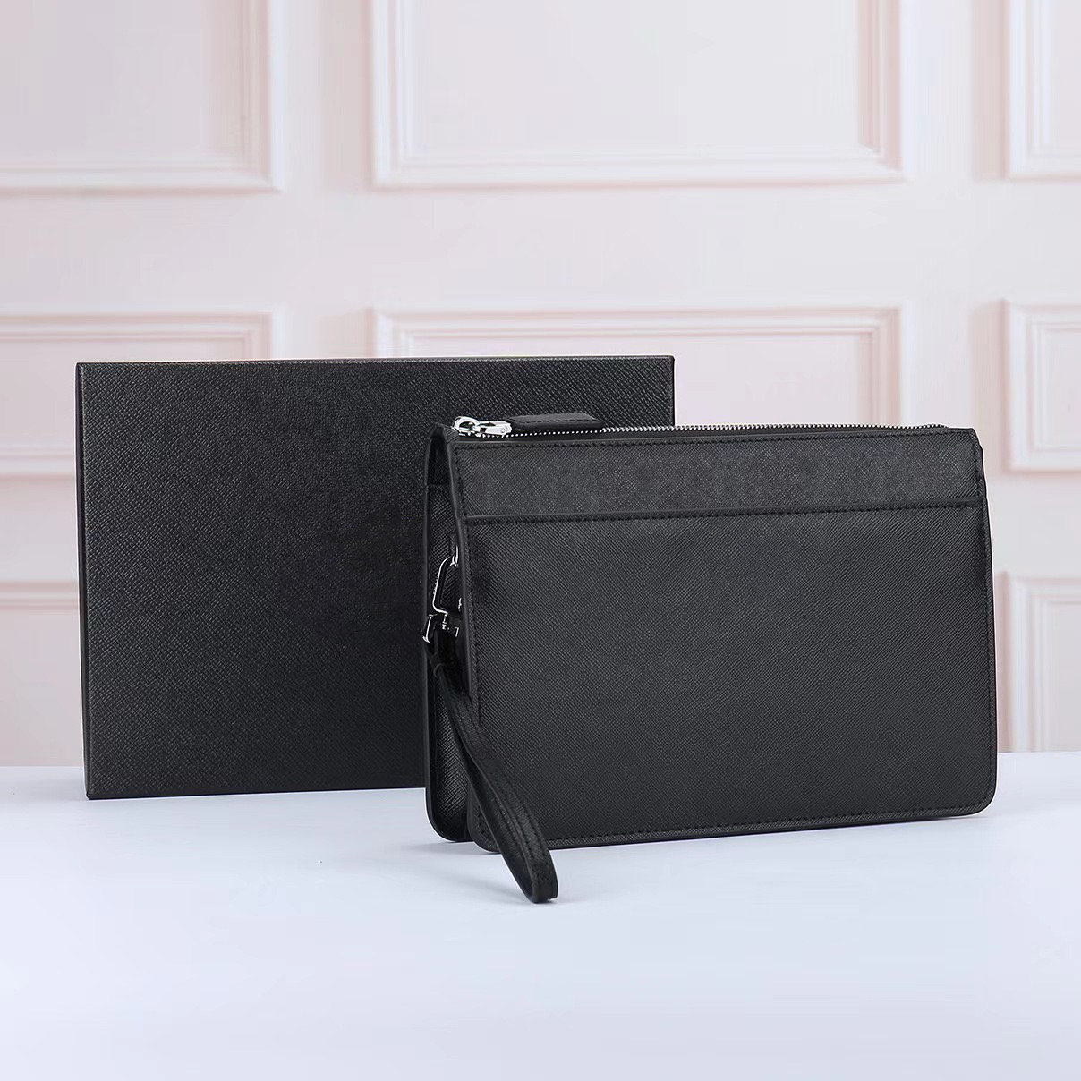 Designer Satchel bags briefcase shoulder bag for men Clutch Toiletry bag purse genuine leather messenger bag designer phone purse fashion shoulder bag