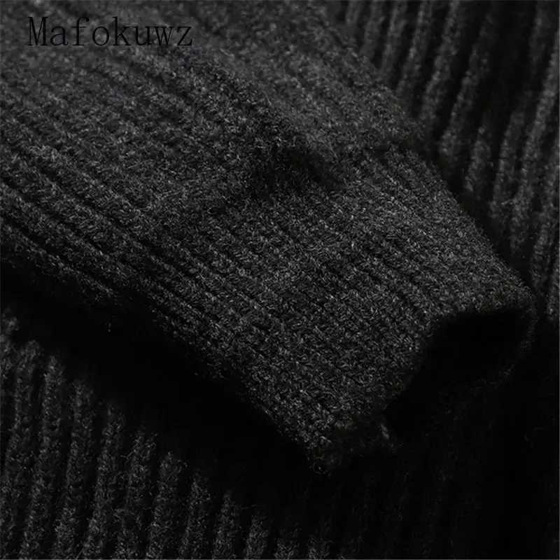Japanese Retro Warm Thickened Lapel Knitted Cardigans Fashion Loose Casual High Street Knitted Sweaters Men Tops Male Clothes LX241024
