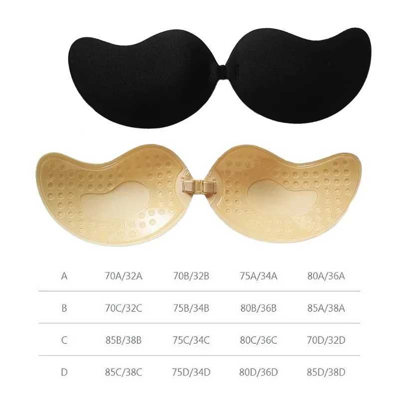Invisible Strapless Adhesive Stick Bra Strapless Push Up Bras Women Lingerie Seamless Silicone Nipple Covers Bralette UnderwearXJ2410