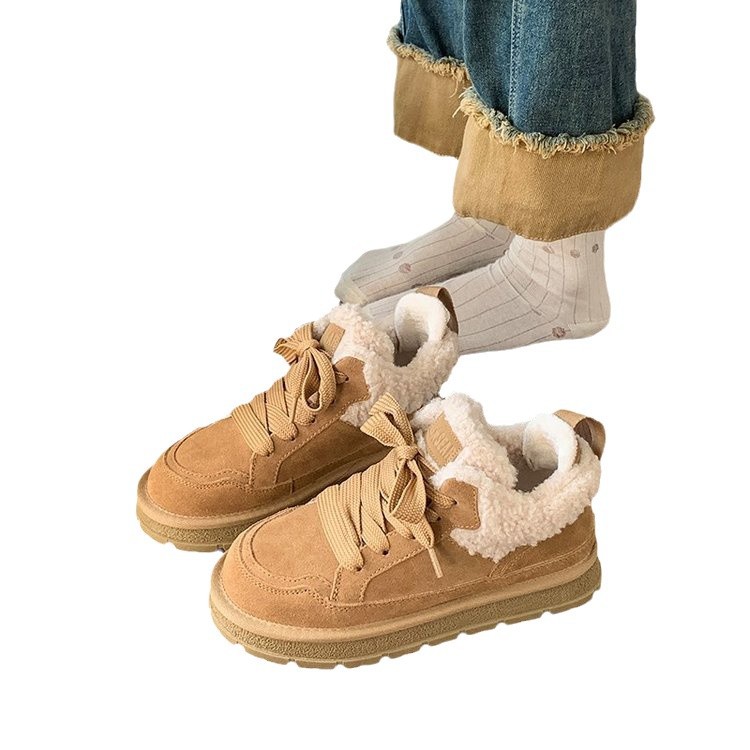 Winter New Thick Soled Anti Slip Plush Warm Snow Boots