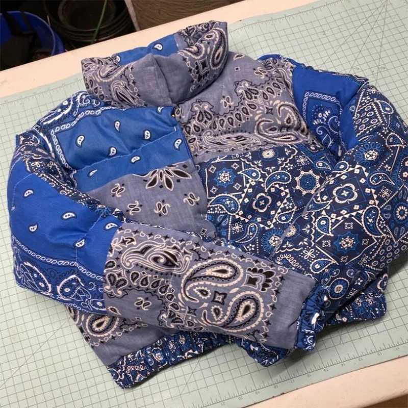 Men's Down Parkas Woman Bandana Puffer Coats Jackets Crop Puff Ladies Top Women Winter Fashion Girls Plus Size Bubble Coats Q241023