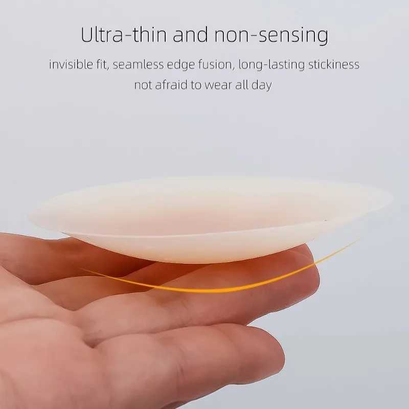 Invisible Self Adhesive Chest Paste Reusable Silicone Nipple Cover Lift Up Sticky Bra Breathable Breast Stickers Women IntimatesXJ241024