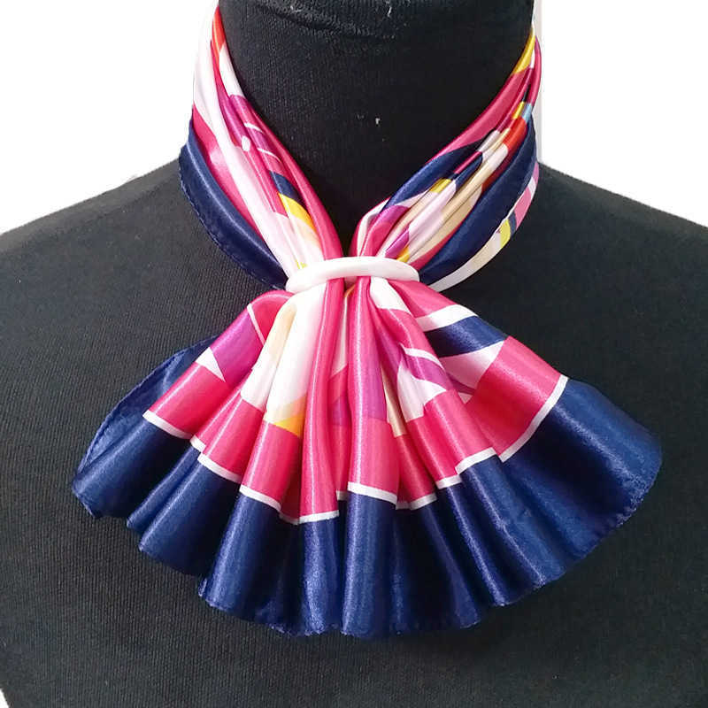 small Professional square gift silk uniform simulation female work bank versatile 60 stewardess hotel go scarf designers
