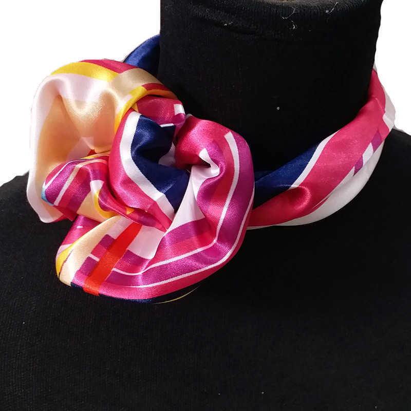 small Professional square gift silk uniform simulation female work bank versatile 60 stewardess hotel go scarf designers