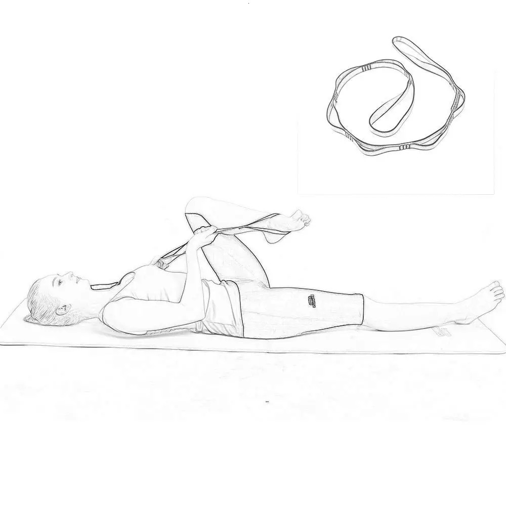 1 PCS Multifunction Yoga Belts Stretch Daisy Chains Straps Durable Adjustable for Outdoor ClimbingSwingYoga Hammock 241024