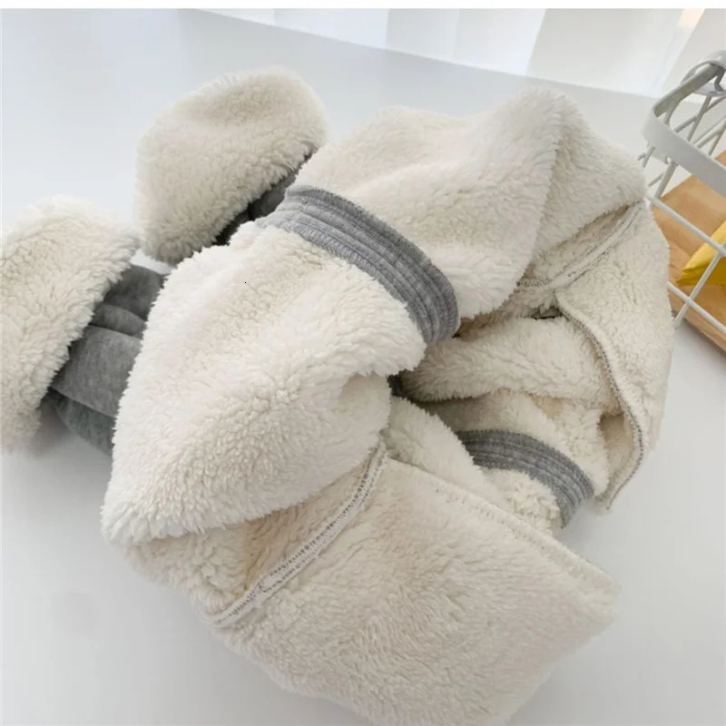 Boys casual thick pants winter childrens aprons warm pants childrens pants clothing wool cotton leg mens pants 2-8 years old 241024