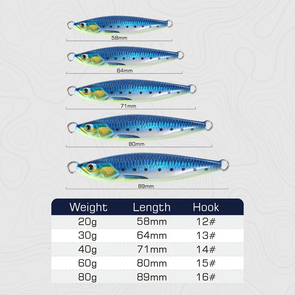 2024 FSTK Rattle Jig Sea Fishing Lures 20g30g40g60g80g Long Casting Lure Spinning Artificial Bait with Hook Spoon Tackle 241024