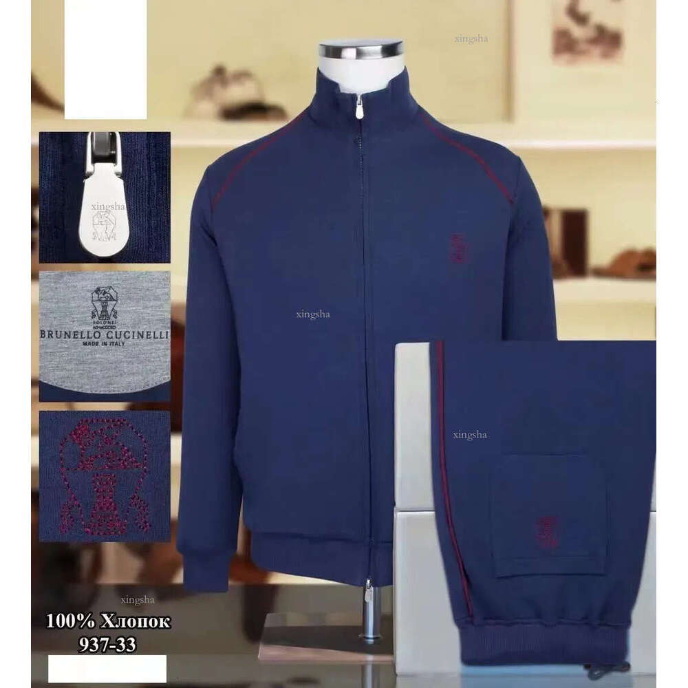 Mens Tracksuits BILLIONAIRE OECHSLI Sportswear set men cotton Fashion sports gentleman quality zipper outdoor embroidery M4XL 230419