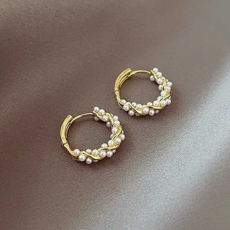 ZAKOL French imitation pearl ring earrings small round earrings suitable for womens mini jewelry elegant gifts W241023