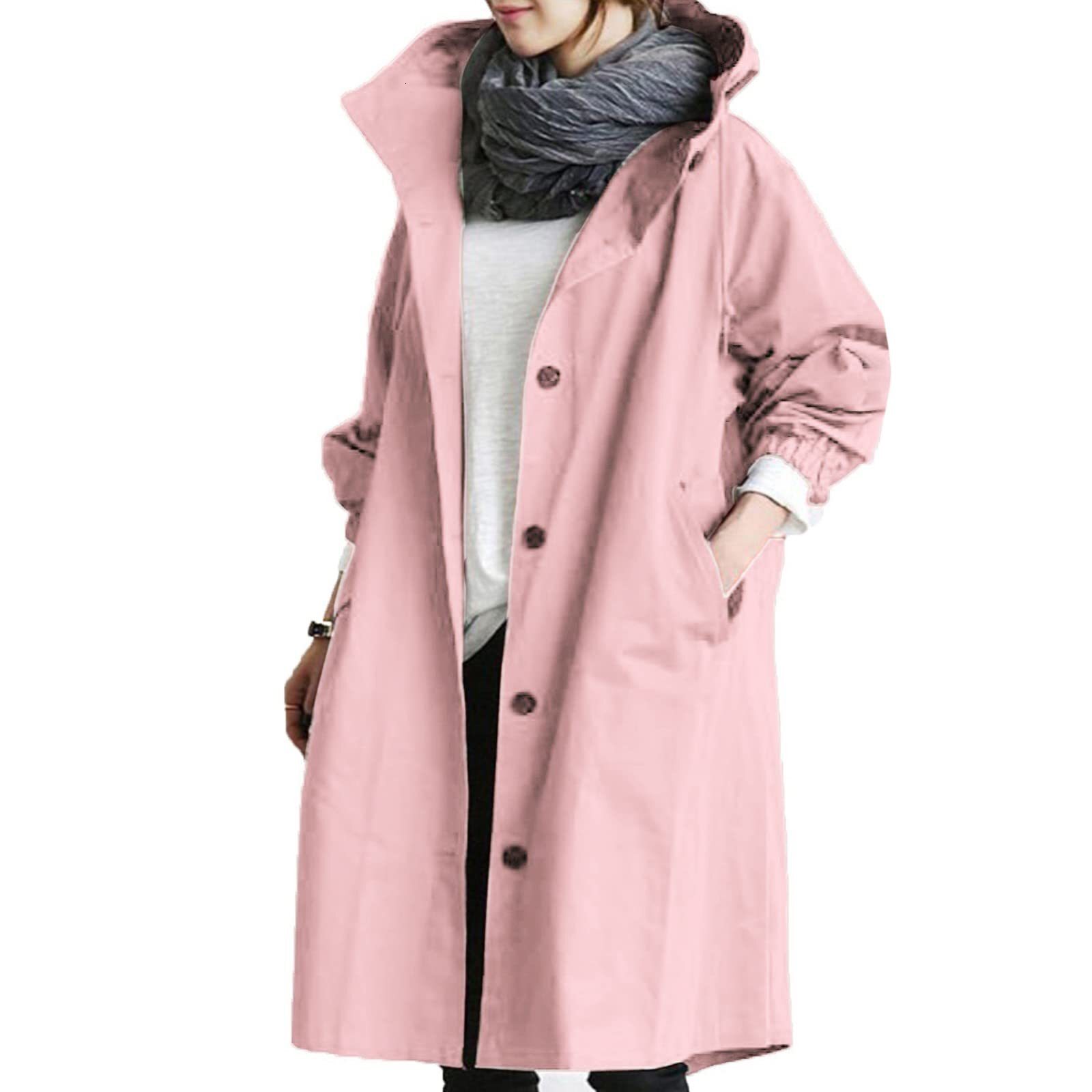 autumn casual style trench coat for women medium to long short 2024 temperament waist cinching 18 color size 8 long sleeved jacket