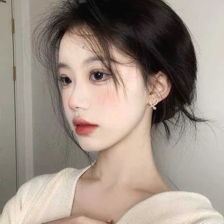 Cute Crystal Pearl Love Heart Stud Earrings For Women 2022 Korean Fashion Jewelry Wholesale Wedding Earring Boucle Oreille FemmeX241023