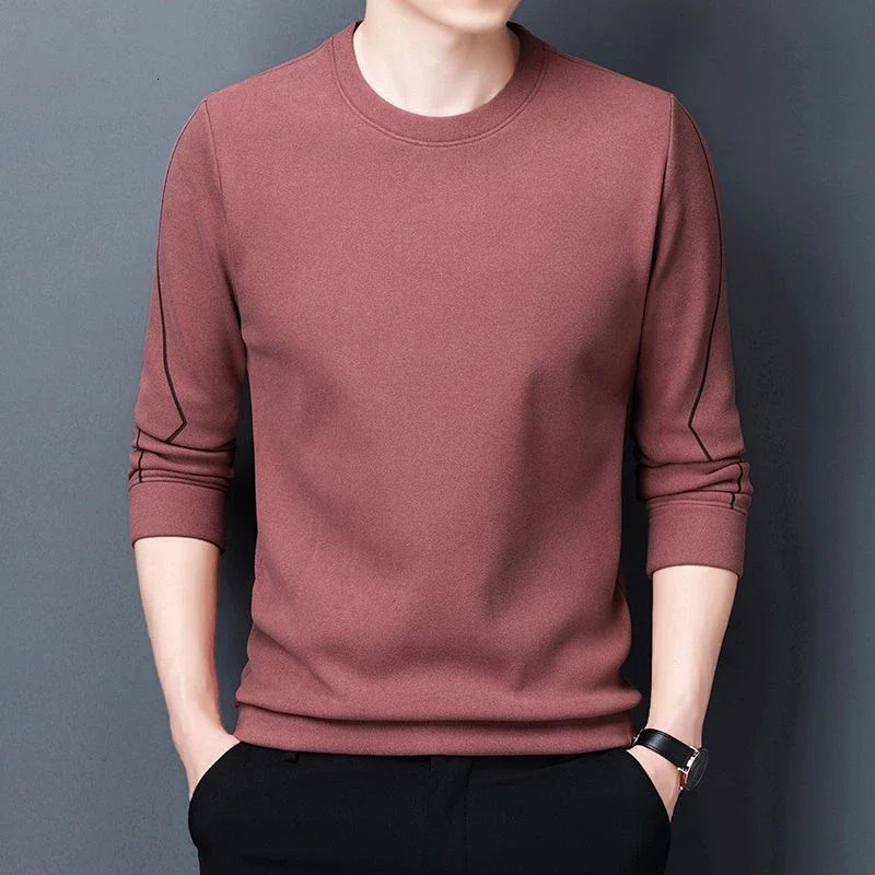 Mens tight fitting bottom layer sports shirt long sleeved ultra-thin fit Xxl er clothing social Xl Y2k mens clothing zipper 241024