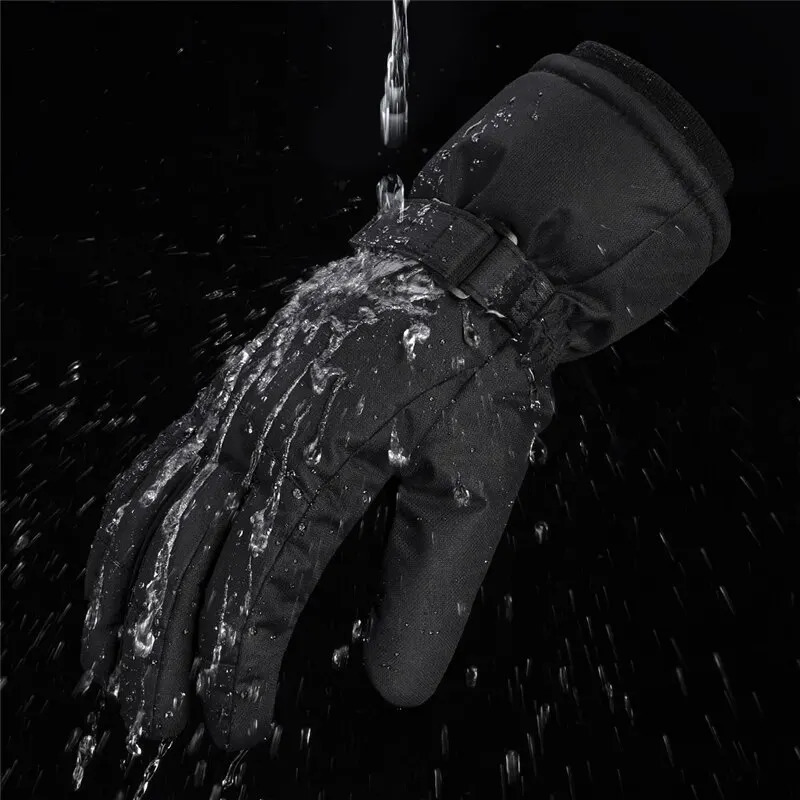 Men Winter Ski Gloves Waterproof Windproof Outdoor Sport Cycling Bike Bicycle Motorcycle Hiking Camping Hand Warm 241024