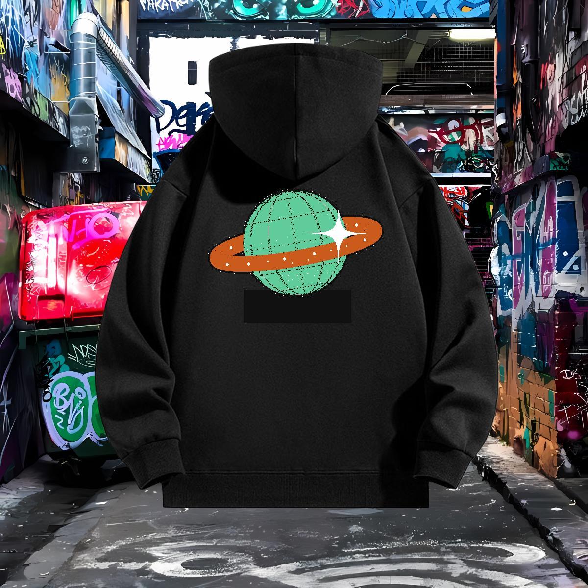 2024 DIY Mens Hoodie Long Sleeve Soft High Quality Men Tops Hoodie Custom Cartoon Clothes Hoodie Autumn Winter Casual 350g Cotton