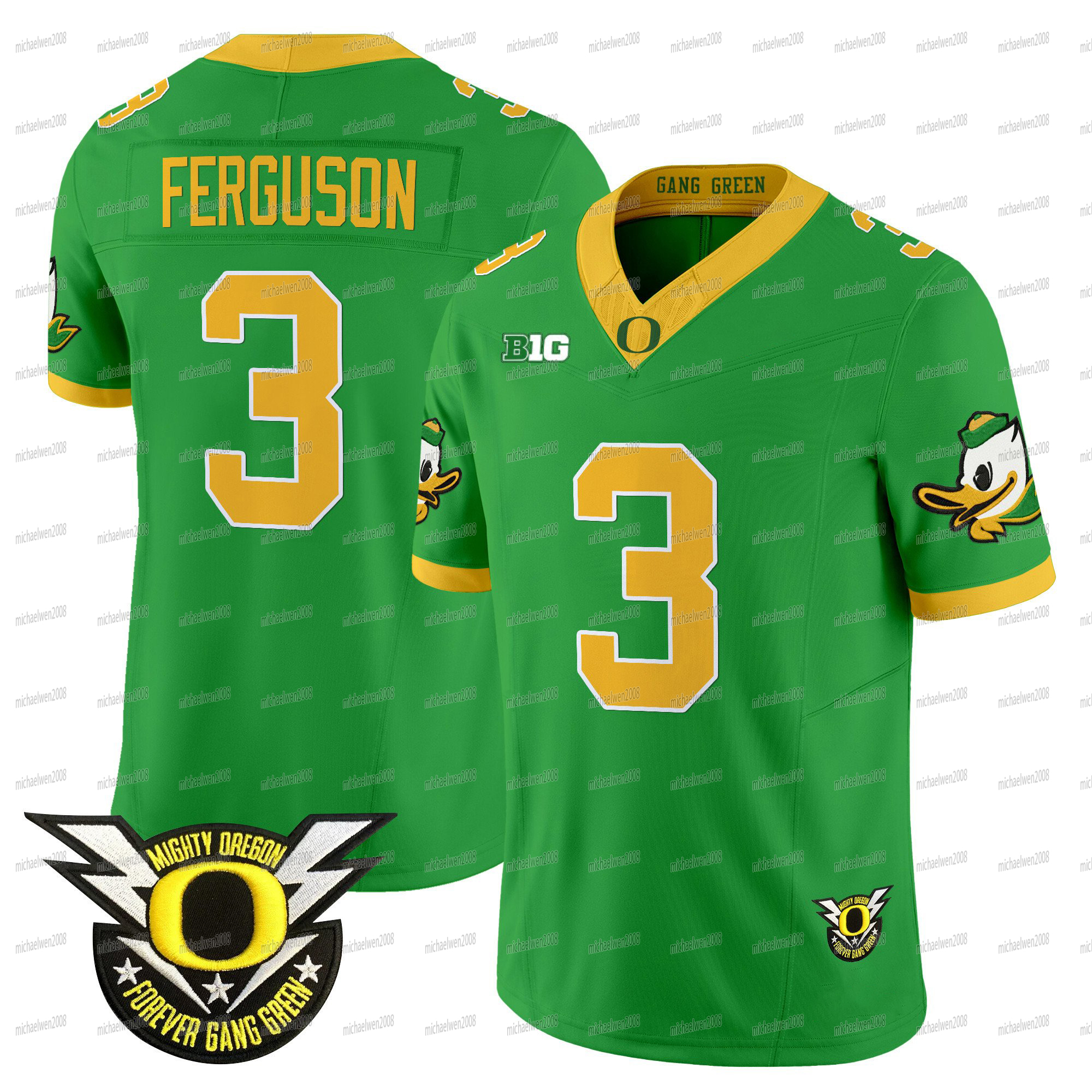 Oregon Ducks 202425 Football Jerseys Dillon Gabriel Jurrion Dickey Evan Stewart Bo Nix Noah Sewell Justin Flowe MarKe