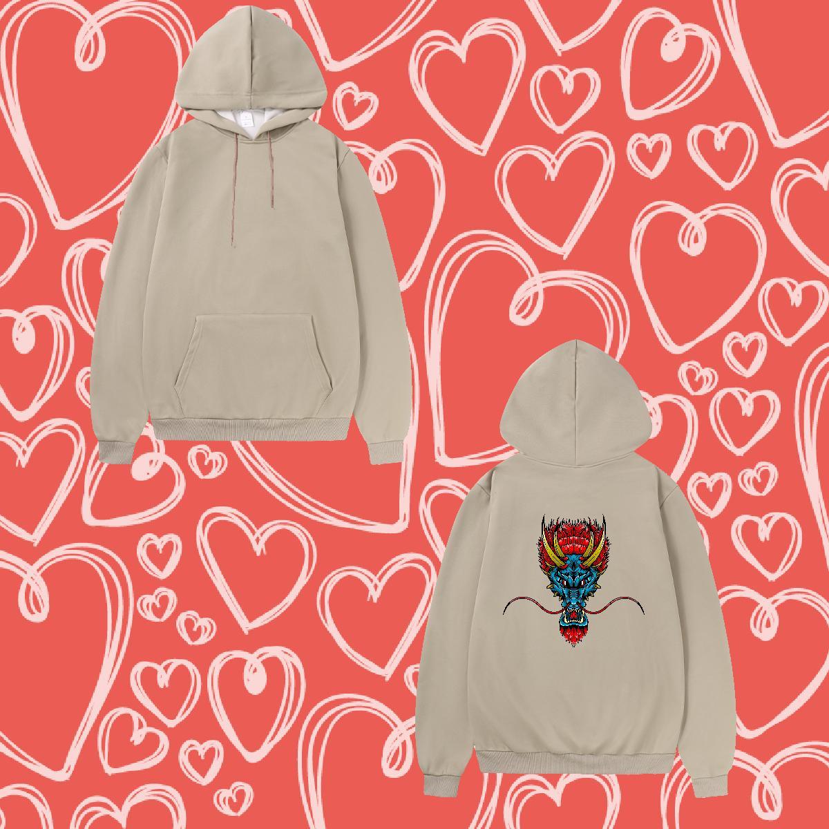 Stylist Unisex Sweatshirts Graphic Cool Mens Hoodie Tops Hoodie Street Tech Fleece Breathable Drawstring