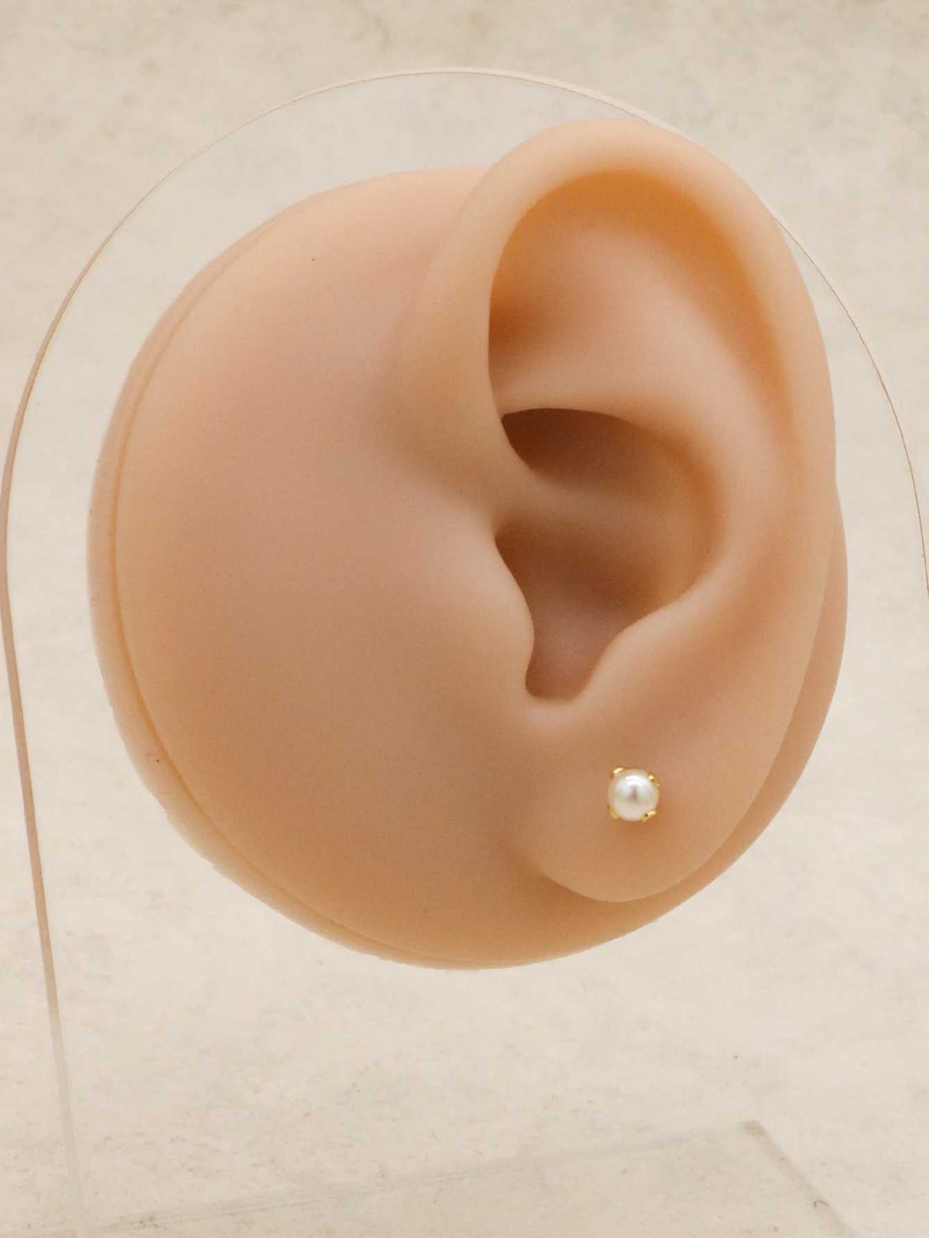 1pair/2pcs French Romantic Pearl Imitation Earrings Grand And Luxury Small And Popular Design Womens Fashion AccessoriesX241023