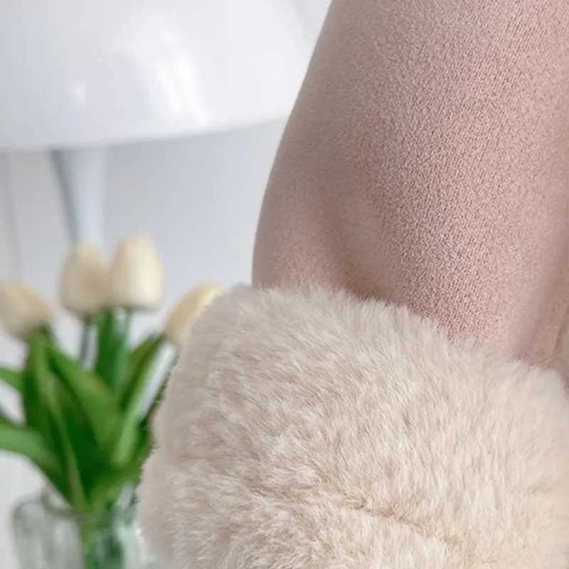 Baby girl princess cotton pad fur leather jacket baby and toddler winter patch work clothes thick warm coat baby clothing 18M-12Y W241023