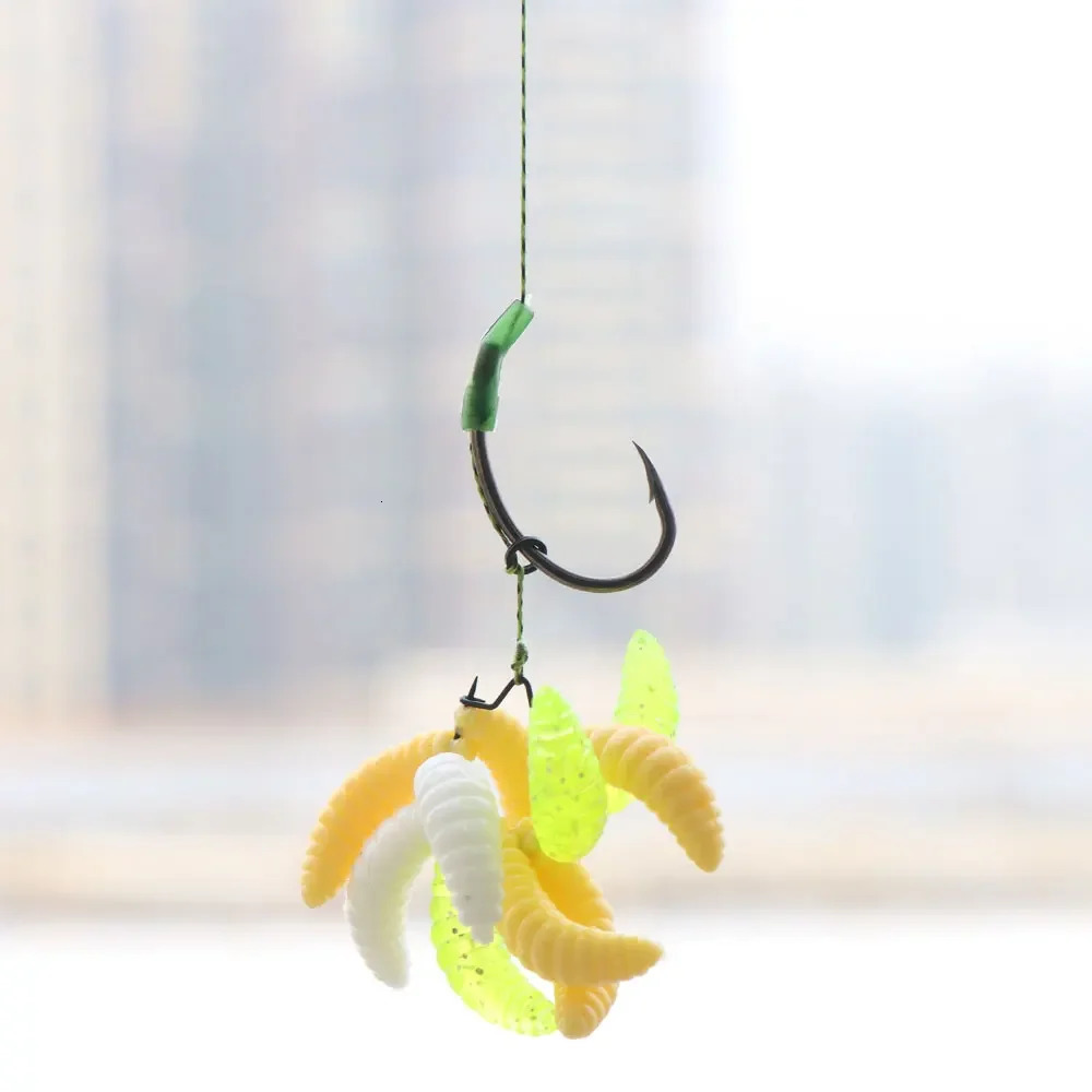 25pcs Carp Fishing Bait Tools Ground Boilie Maggot Clip Method Feeder Hair Rig Fish Lure Spike For Accessoreis Tackle 241024