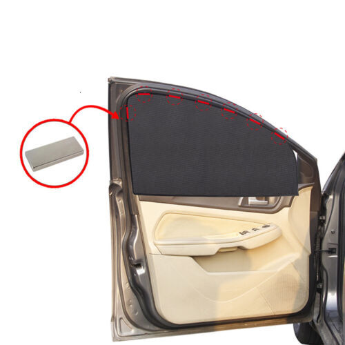 New 4 Magnetic Car Side Front Rear Window Sun Shade Curtains Cover UV Shield USA