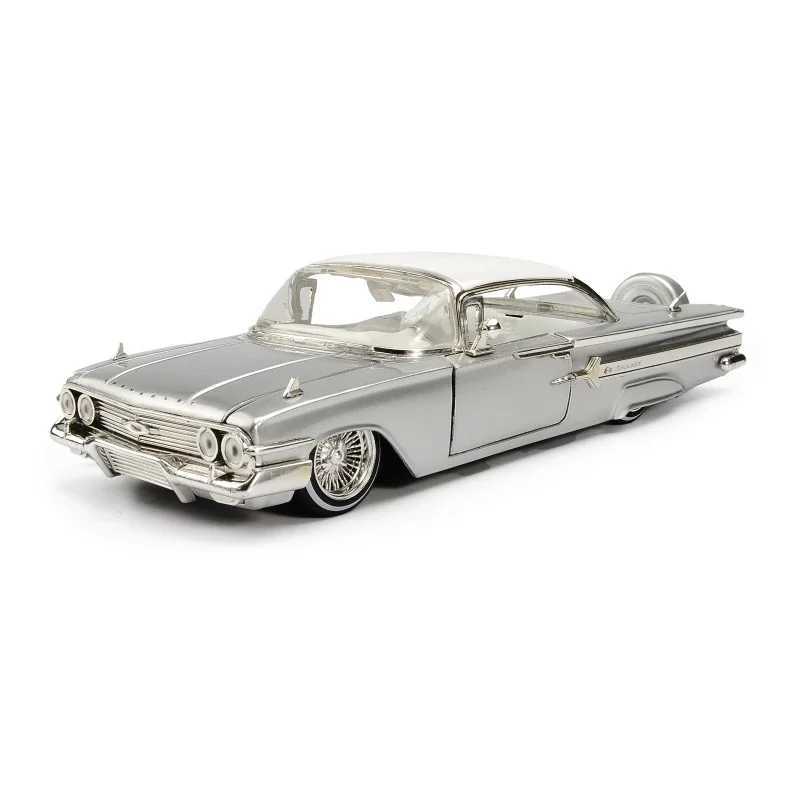 1 24 1960 Chevrolet IMPALA Retro Classic Car Simulation Die Casting Metal Alloy Model Car Chevrolet Childrens Toy Gift Series J139 X241024