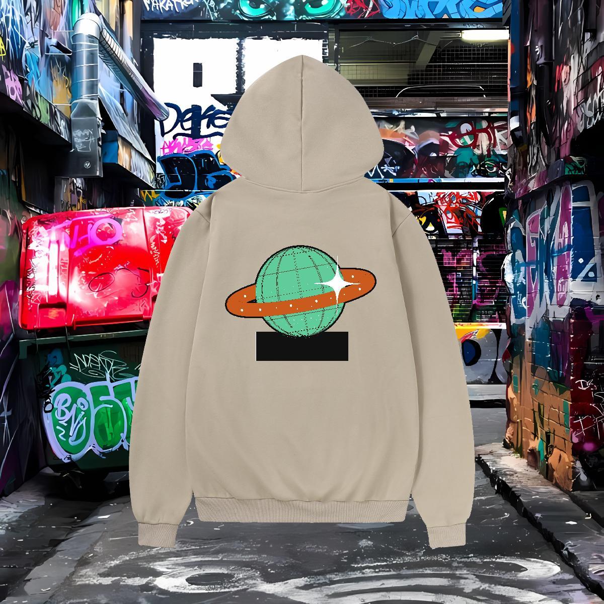 2024 DIY Mens Hoodie Long Sleeve Soft High Quality Men Tops Hoodie Custom Cartoon Clothes Hoodie Autumn Winter Casual 350g Cotton