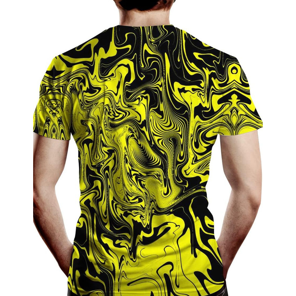 Mens T shirt Fashion Novelty Graffiti Graphic Print Men's Cool T-shirt-C3-2XL tee Casual tops summer clothes