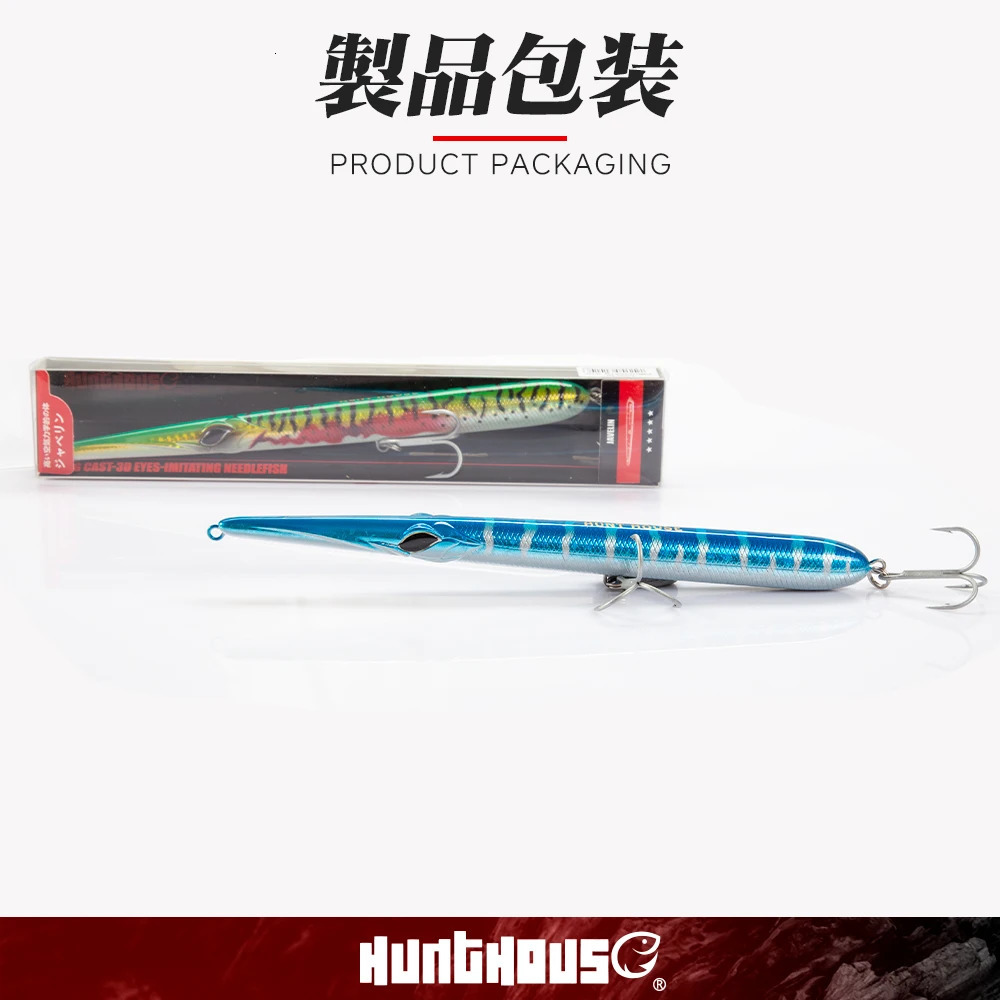 Hunthouse Fishing Lure Needle Stylo Long Casting Pencil Floating 205180160mm Isca Artificial Leurre Souple Carp 241024