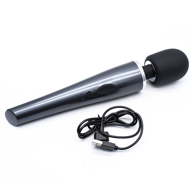 10 Speed Huge Magic Wand Massager AV Vibrator Waterproof Clit Vibrate Sex Toy for Women Adult Product Female USB Charge Y200409