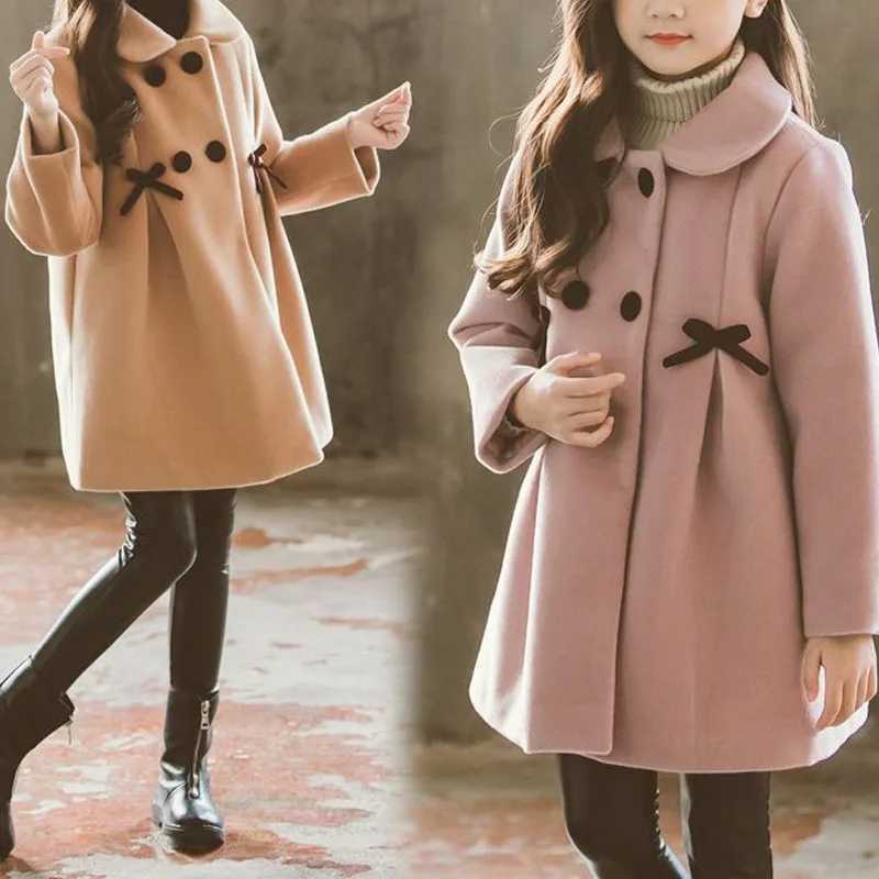 Korean casual 2024 autumn and winter new girls lapel button patchwork bow shirt sweet long sleeved loose jacket W241023