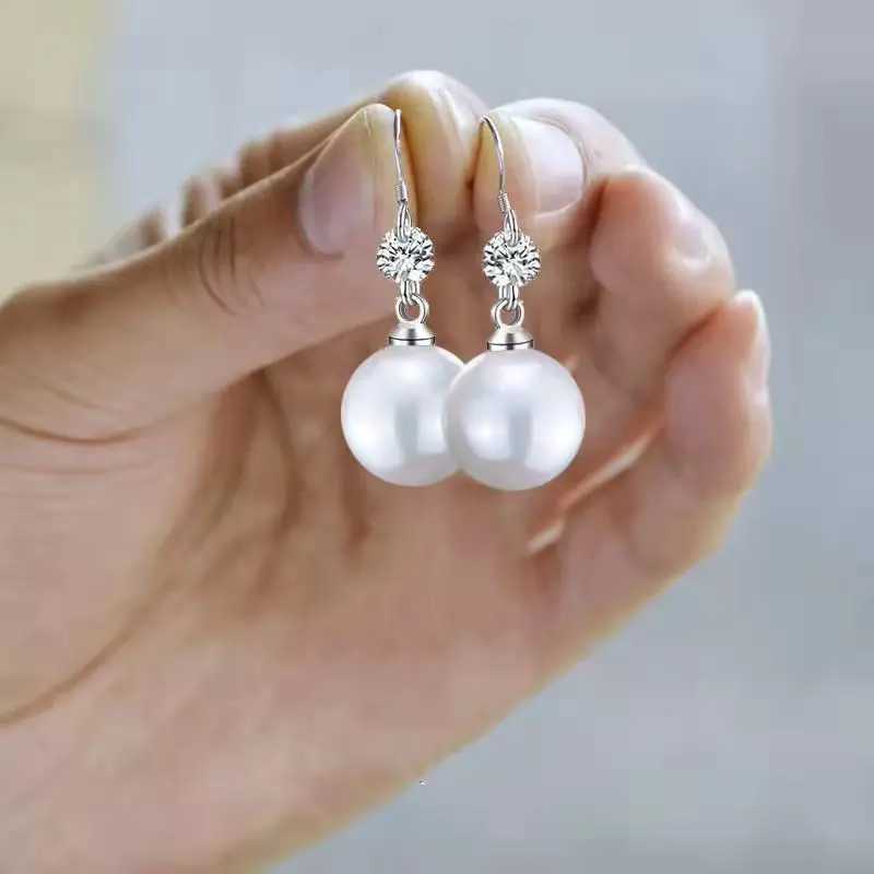 Womens Jewelry Womens Decoration Pearl Drop Earrings Bridal Wedding Engagement Earrings Birthday Anniversary Gift Jewelry W241023