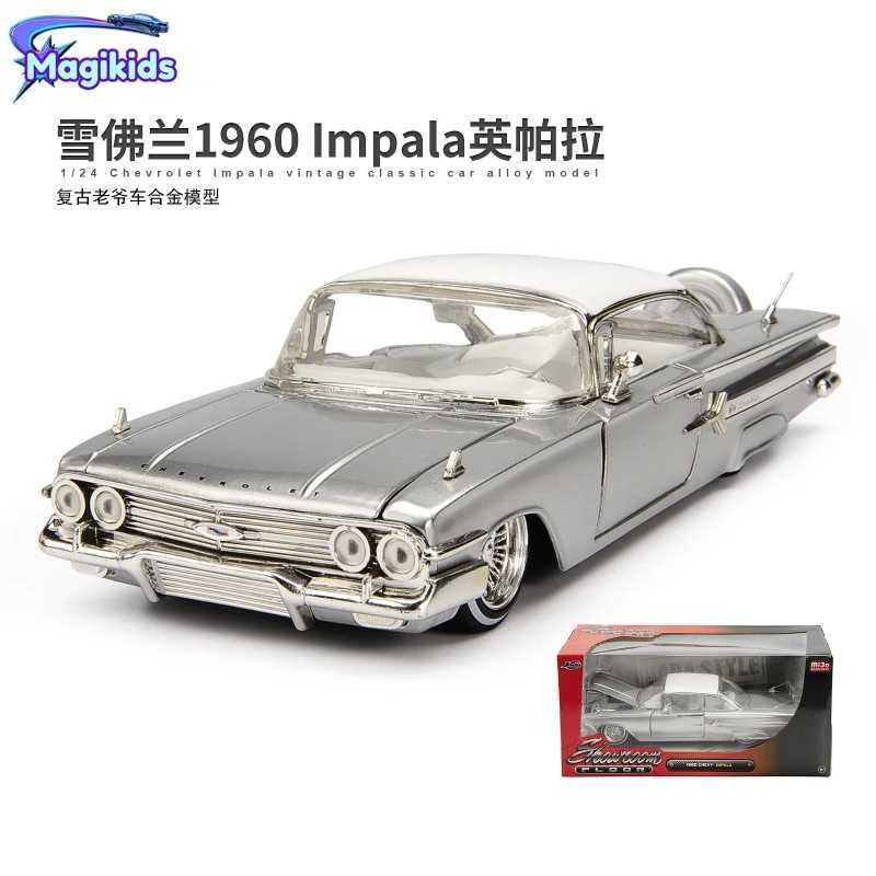 1 24 1960 Chevrolet IMPALA Retro Classic Car Simulation Die Casting Metal Alloy Model Car Chevrolet Childrens Toy Gift Series J139 X241024
