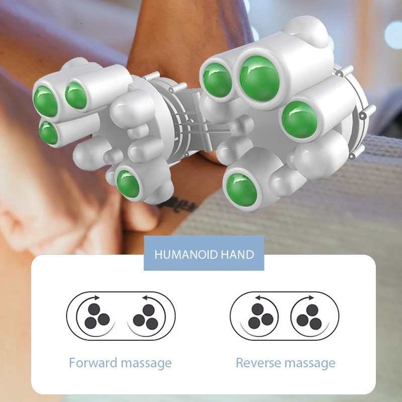 Cervical Neck Massage Pillow Waist Deep Tissue Kneading Electric Vibration Heated Pink and Blue 241024