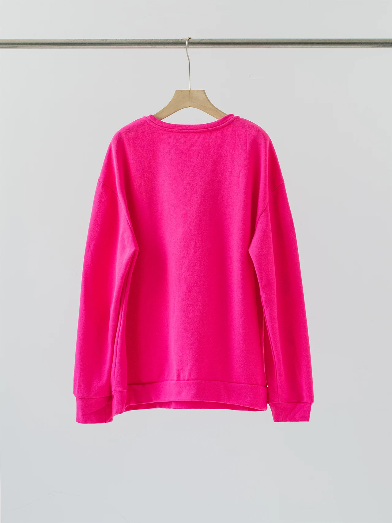 Christmas Tree Glitter Winter Floral Cotton Blended Round Neck Christmas Top Fashion Long Sleeve T-shirt 2025 Style 241011