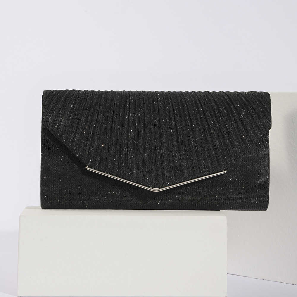 CMM Ladies Banquet Handbag Flip Cover Pillow Bag Socialite Party Banquet Bag Exquisite Pleated Bag