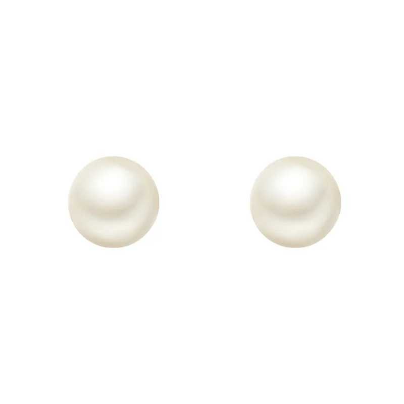 Natural Pearl 925 Pure Silver Simple Womens Pearl Earrings W241023