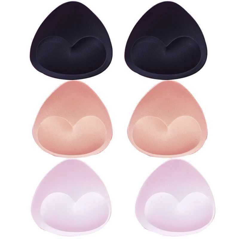 1/2pair Thick Sponge Bra Pads for Women Swimsuit Breast Push Up Breast Enhancer Removeable Bra Pads Inserts Cups Bra AccessoriesXJ241024
