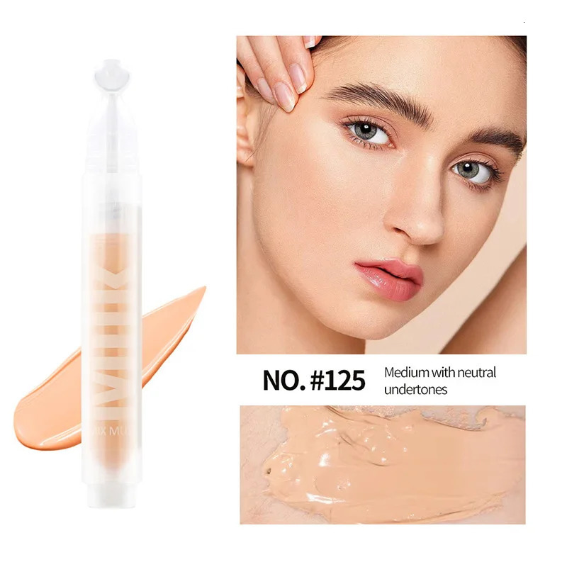 3 In 1 Milk Under Eye Tint Brighten Liquid Concealer Sunshine Foundation Skin Repaire Oilcontrol Moisturize Makeup Modify 241024