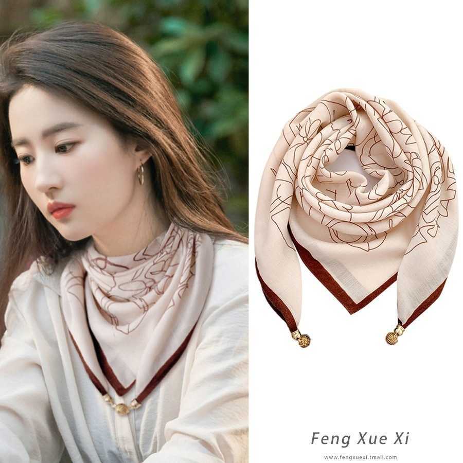 warm Versatile classic scrf Verstile Square scarvesreal a High silk designers Autumn ech nice Neck ece clssic Womens Spring Small scrvesrel scarf Scar