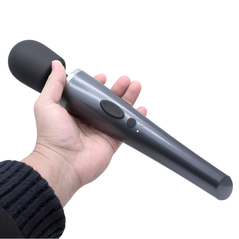 10 Speed Huge Magic Wand Massager AV Vibrator Waterproof Clit Vibrate Sex Toy for Women Adult Product Female USB Charge Y200409
